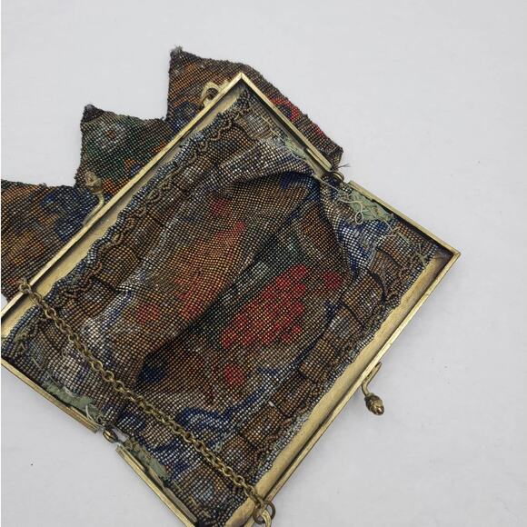 Antique Mesh Purses Collection 2 Stunning 6" long & 4" long - Picture 12 of 16